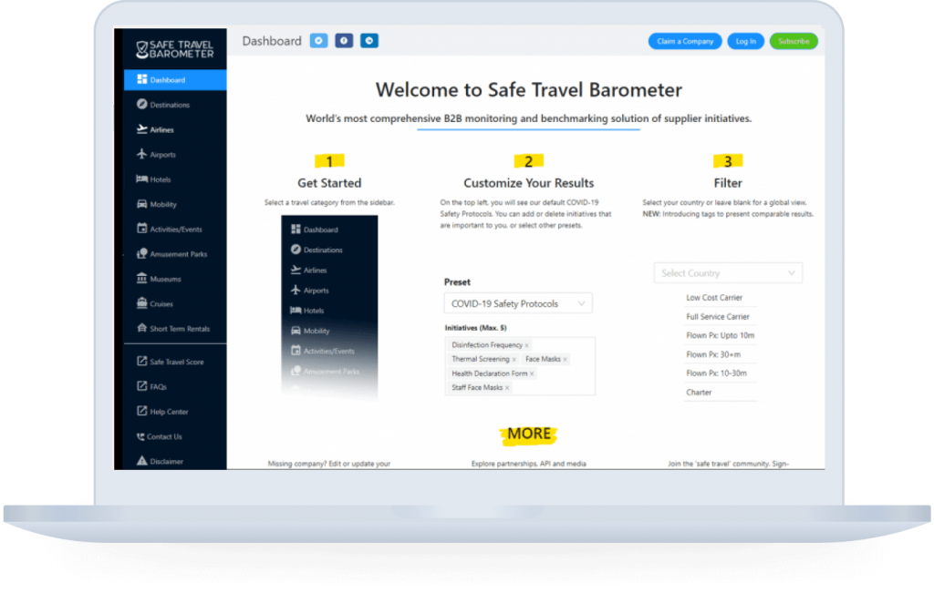 VIDEC — Safe Travel Barometer Platform